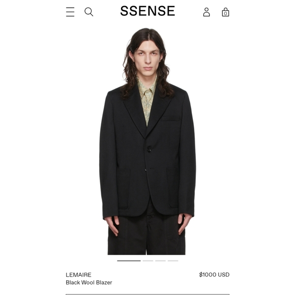 Lemaire wool blazer